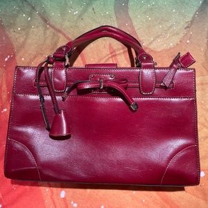 Liz Claiborne bag. Immaculate, NWOT, burgundy.